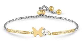 Bransoletka Nomination Italy Milleluci Refined Motylek – złota stal, elegancka 028021 010d.jpg